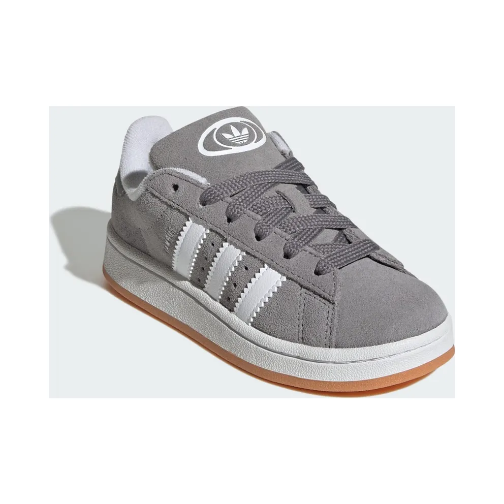 adidas Campus 00s Elastic Lace Kids Grey Three / Cloud White / Gum (JI4330)