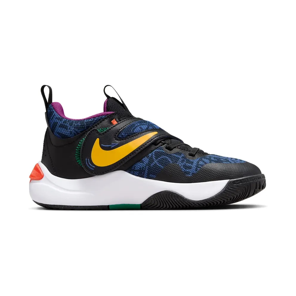 Nike Team Hustle D 11 SE Black Mystic Navy Cosmic Clay University Gold (FQ7375-001)