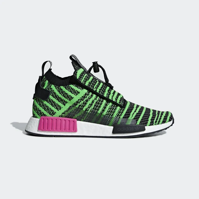adidas NMD TS1 Watermelon Core Black/Shock Lime/Grey (B37628)