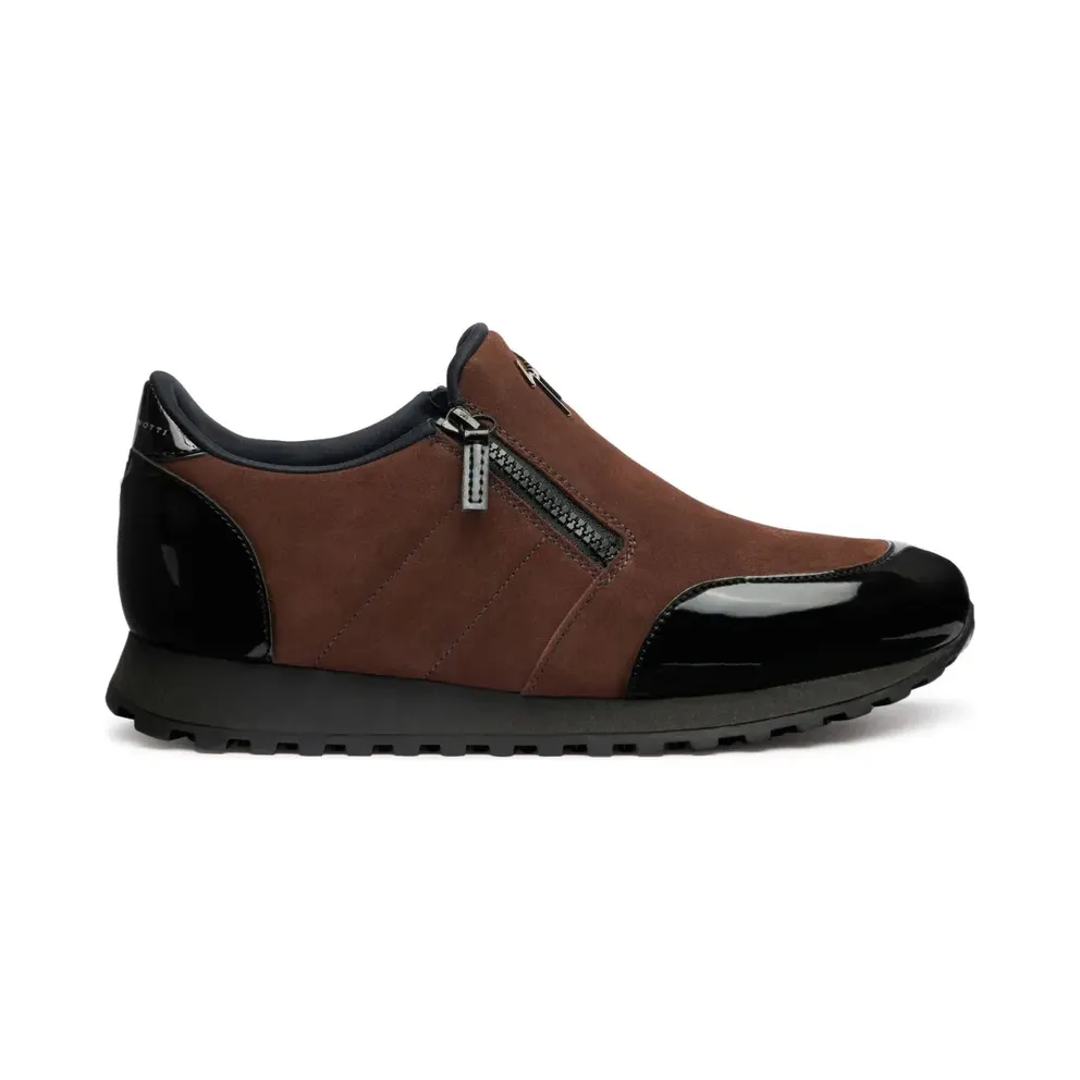 Giuseppe Zanotti Ilde Run mit doppeltem Reißverschluss – Brown (IU10058K18)