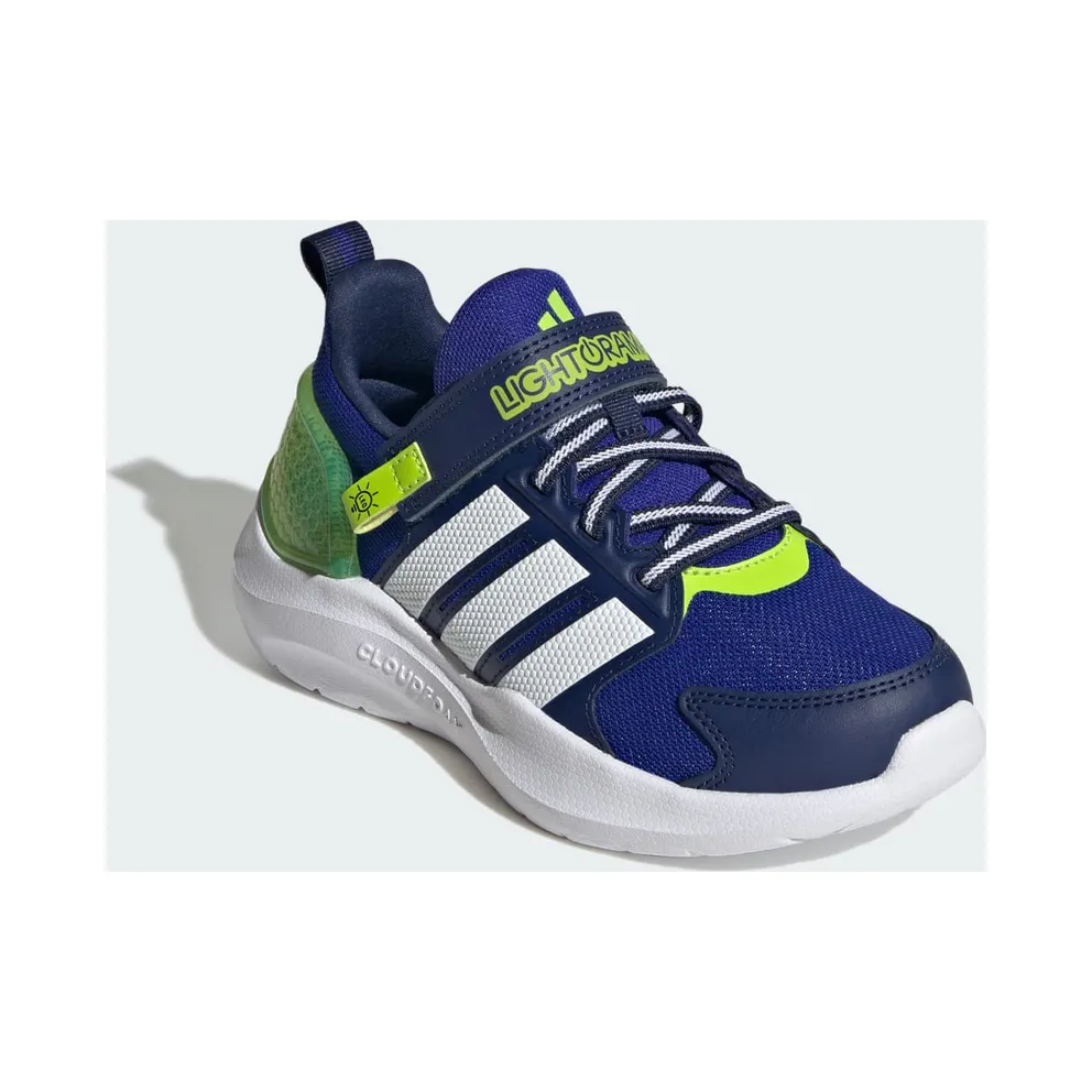 Adidas Lightorama Kids Lucid Blue / Cloud White / Solar Slime (JQ4158)