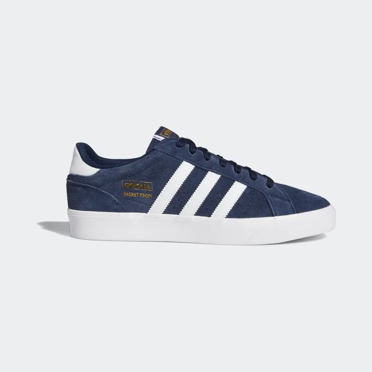 adidas Basket Profi Lo Collegiate Navy / Cloud White / Gold Metallic (FX3074)