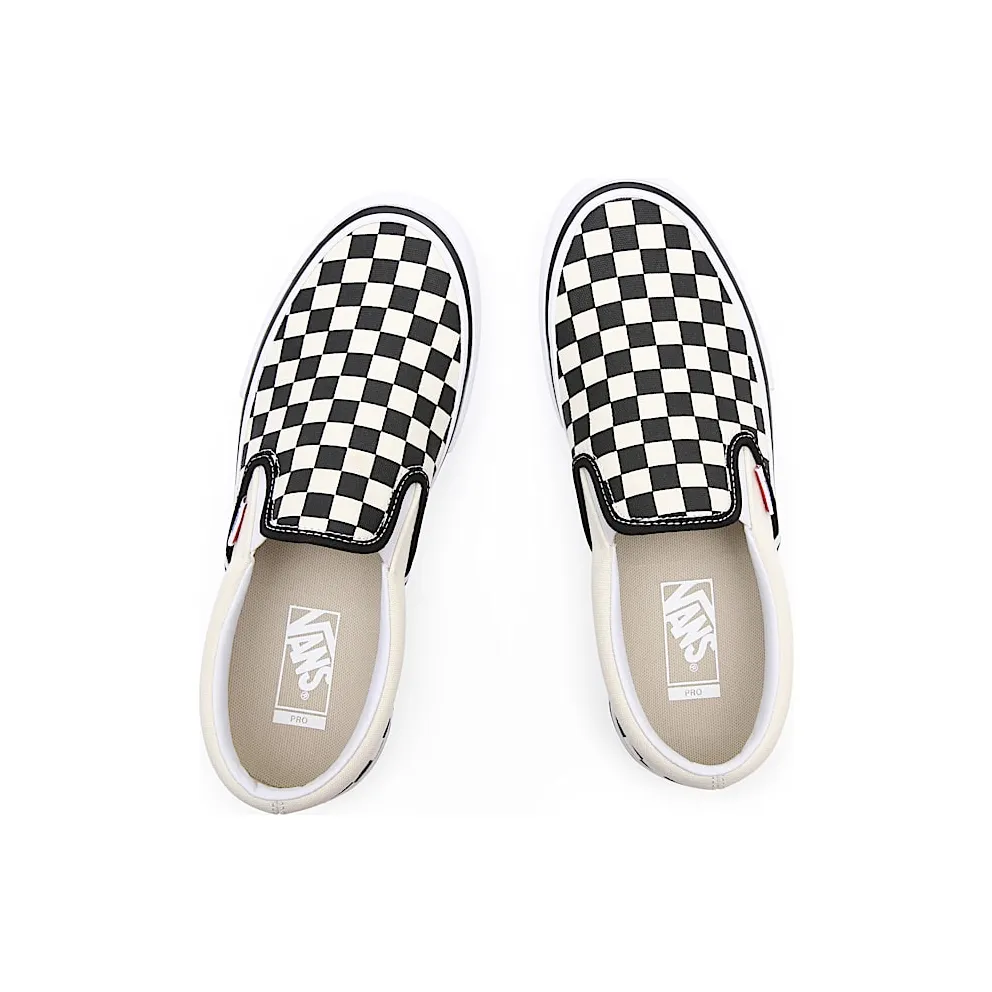 Vans Slip-On Pro Checkerboard Black White Black/White (VN0A347VAPK)