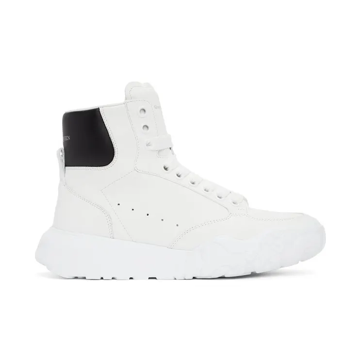 Alexander McQueen White New Court Sneakers (667805WIA9I)