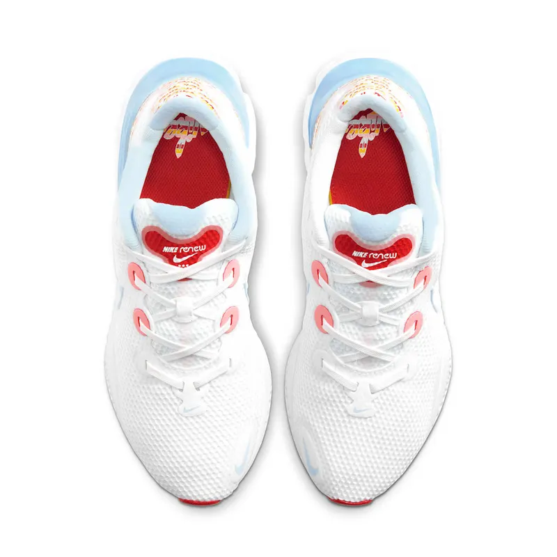 Nike Renew Run White White/Track Red/Washed Coral (CW5633-100)
