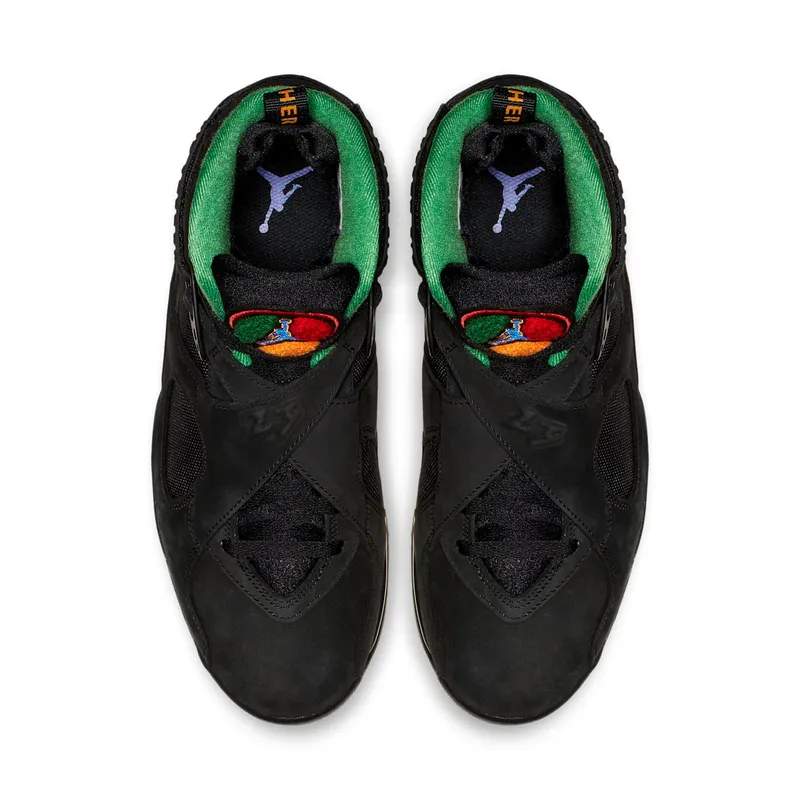 Jordan 8 Retro Tinker Air Raid Black/Light Concord-Aloe Verde (305381-004)