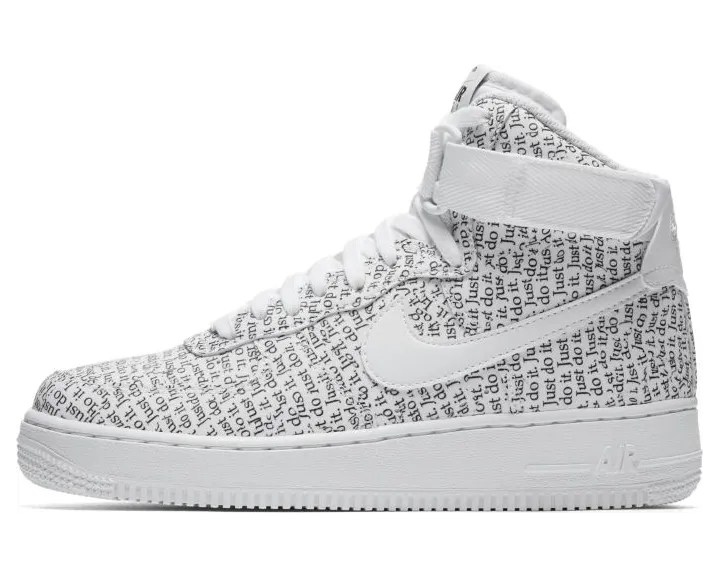 Nike Air Force 1 High Just Do It Pack White (W)
