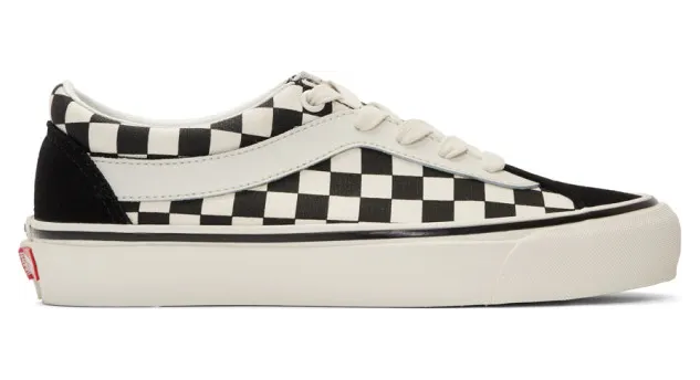 Vans Black and White Checkerboard Bold NI Sneakers (VN0A3WLPR6R)