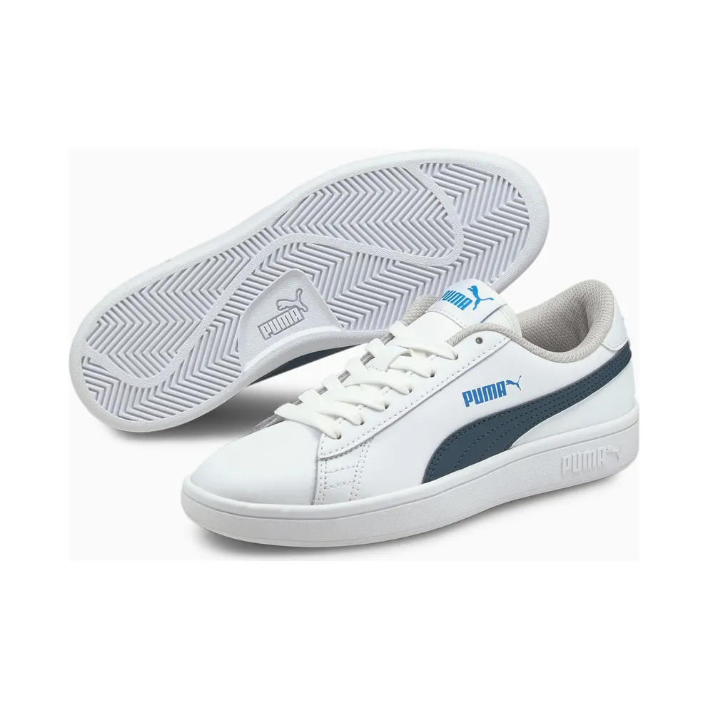 PUMA Smash V2 Youth White/Intense Blue (365170-30)