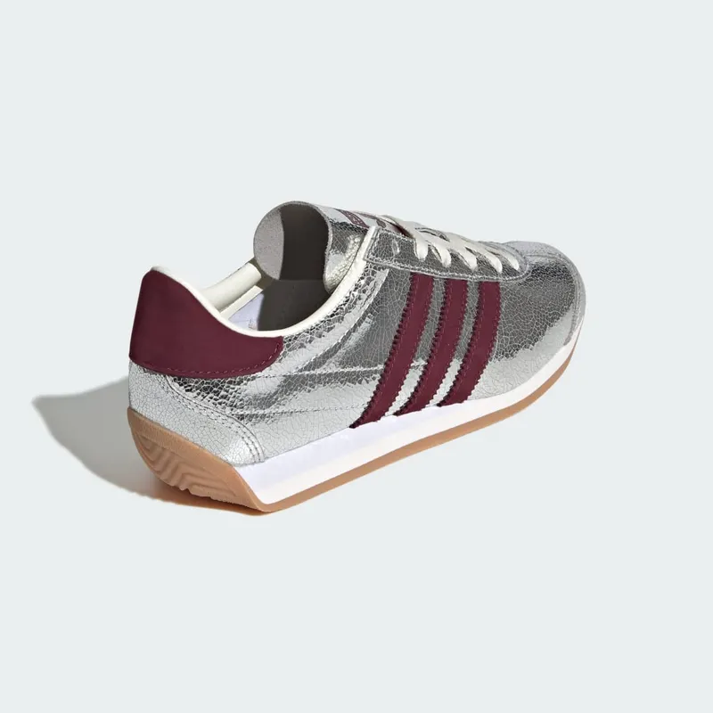 Adidas Country OG Silver Metallic / Maroon / Off White (JQ5111)
