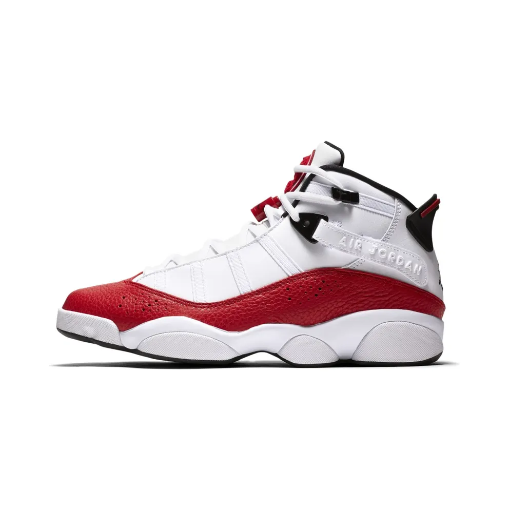 Jordan 6 Rings White University Red White/University Red-Black (322992-120)