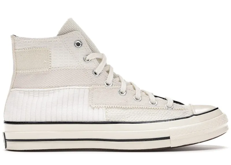 Converse Mono Patchwork Chuck 70 High Top White Egret White/Egret/Black (167139C)