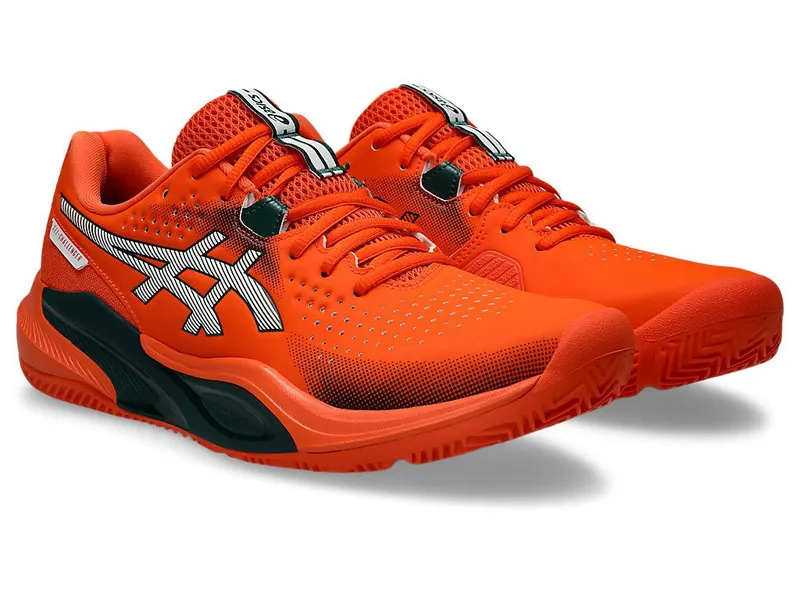 ASICS GEL-CHALLENGER 15 PADEL “Energy Orange / Jewel Green” (1041A511-801)