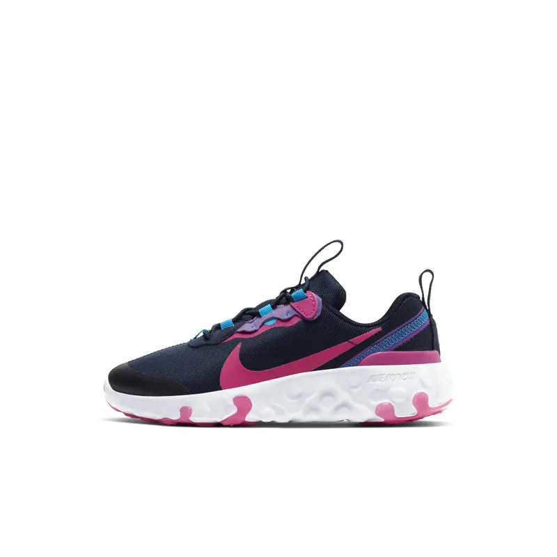 Nike Renew Element 55 Blackened Blue (PS) Blackened Blue/Purple Nebula/Blue Fury (CK4082-401)