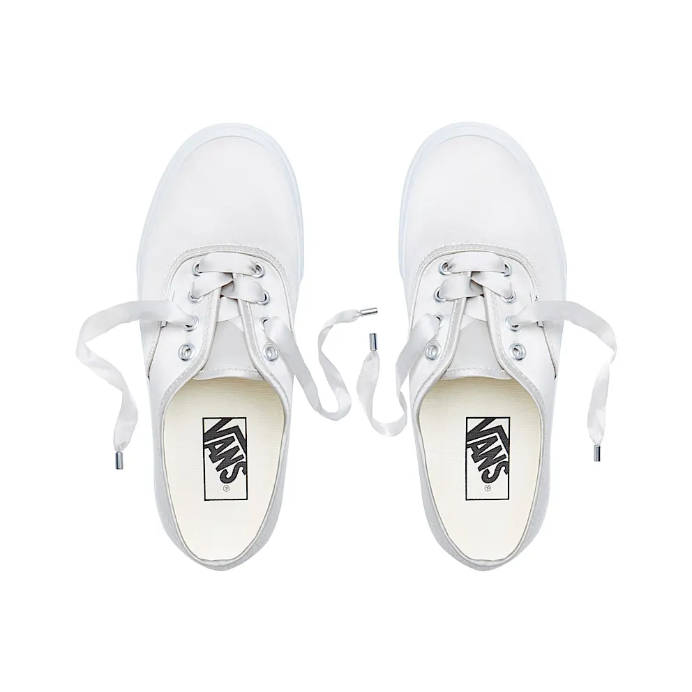Vans Authentic Satin Lux Light Silver Light Silver/White (VN0A38EMQ9J)