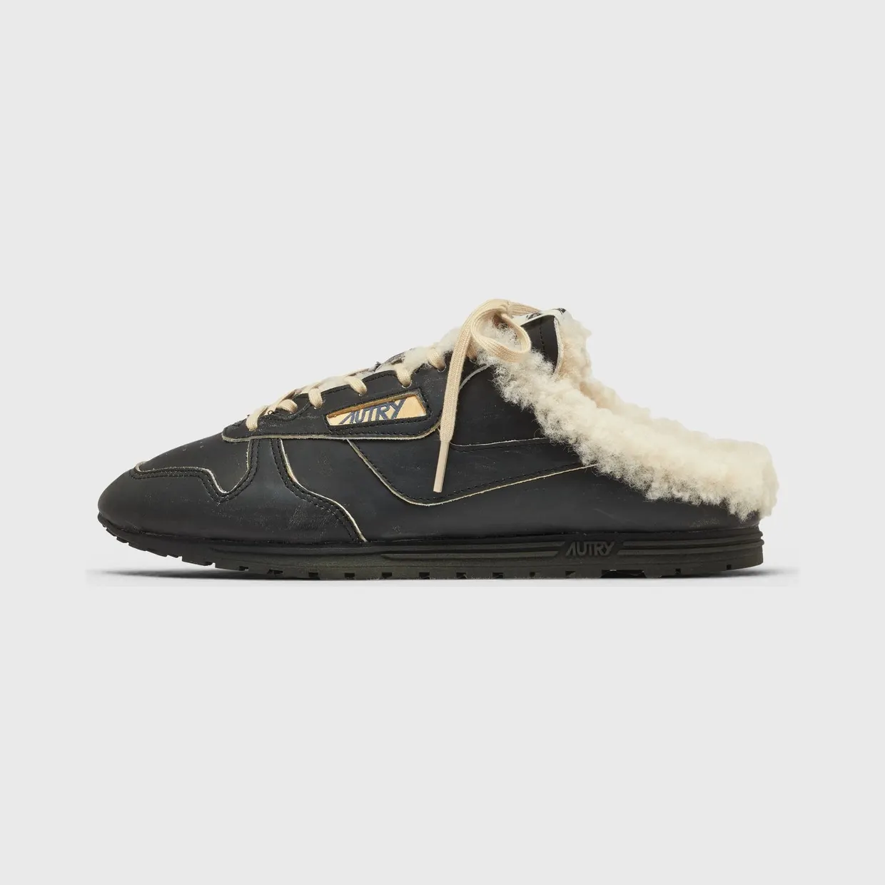 Autry Action Shoes WMNS WINDSPIN MULE SUP VINT SHR Black