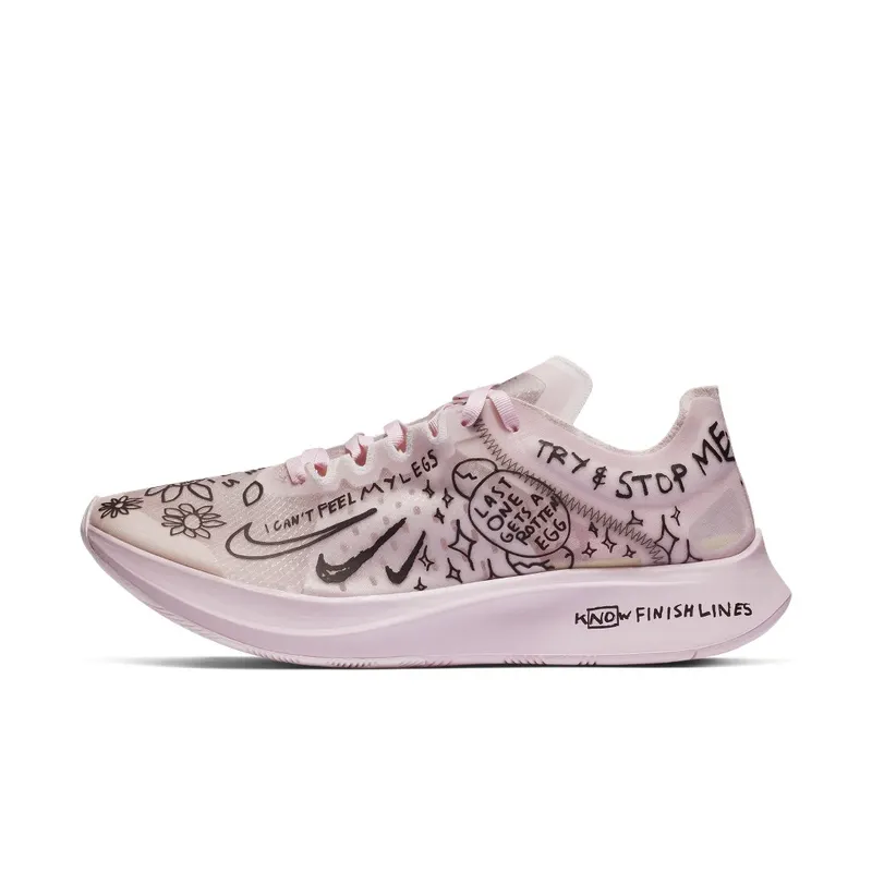 Nike Zoom Fly SP Fast Nathan Bell White/Pink Foam-Black (AT5242-100)