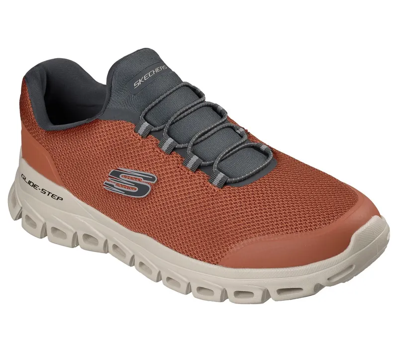 Skechers Glide-Step – Noltek Sneaker Orange/Houtskool