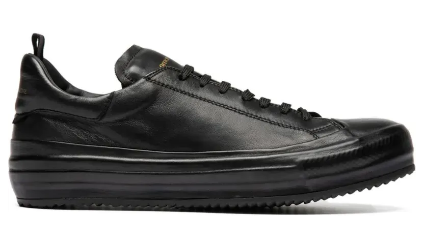 Officine Creative Leren met veters “Black” (OCUMES0009JET001000)