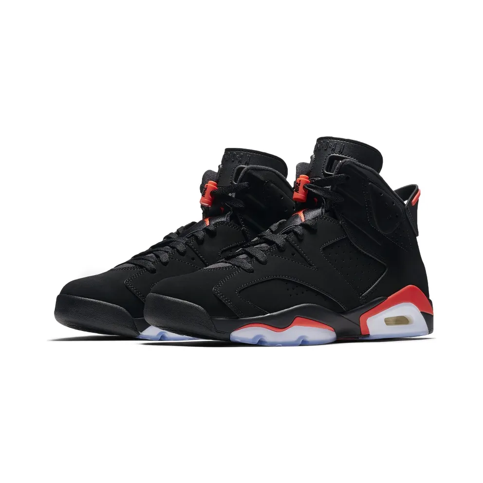Air Jordan Nike AJ VI 6 OG ‘Infrared’ Black (NIKE AIR) (2019) (384664-060)