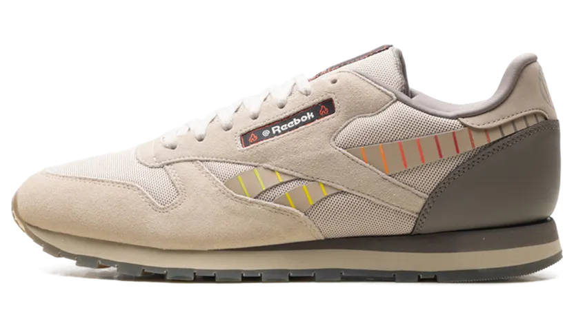 Reebok Classic Leather Hot Ones Pebble/Paper White-Canvas (Other Brands Reebok)