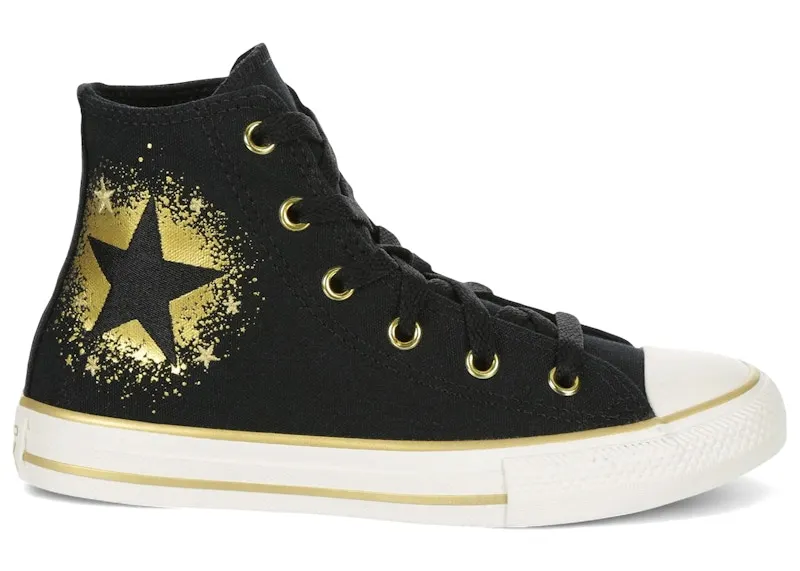Converse Chuck Taylor All Star Hi Gold Stars Black (A12880F)