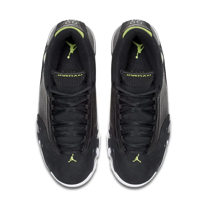Jordan 14 Retro Indiglo (2016) Black/White-Indiglo (487471-005)