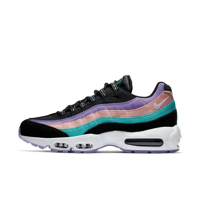 Nike Air Max 95 Have a Day Black/White-Hyper Jade-Bleached Coral (BQ9131-001)