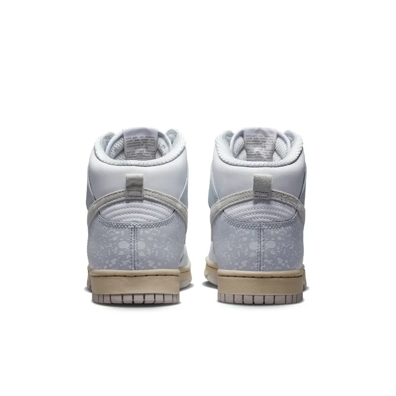 Nike Dunk High Spray Paint White Pure Platinum (FD9759-100)