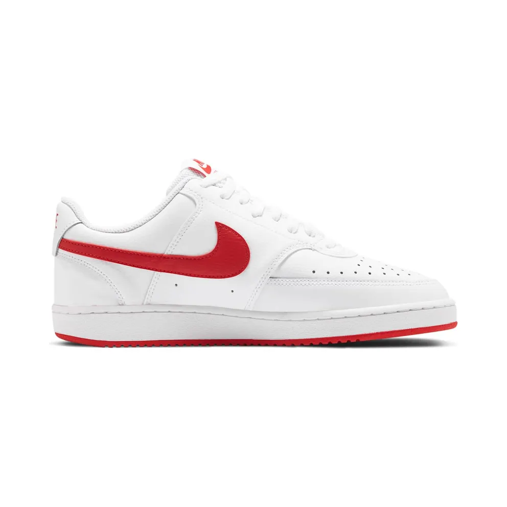 Nike Court Vision Low “White / University Red” (CD5434-101)