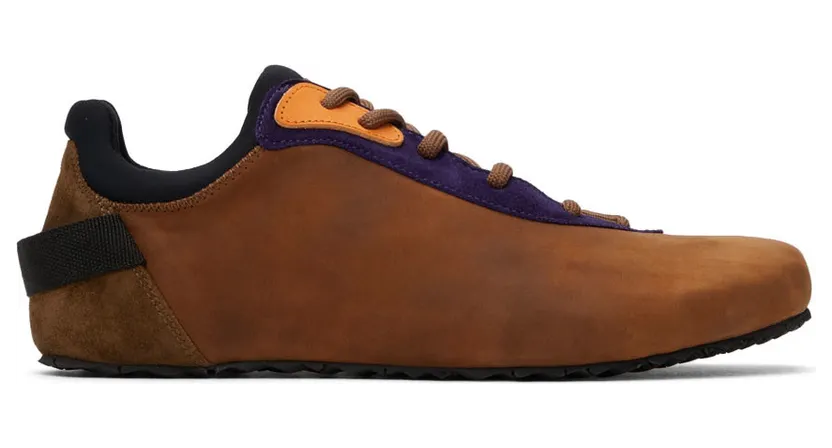 Jacquemus Brown Nubuck Esca Low-Top Sneakers (216FO100-4100)