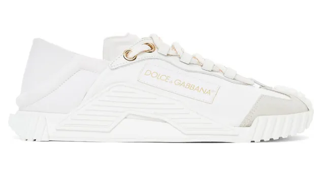 Dolce and Gabbana White NS1 Low Sneakers (CK1754 AO539)