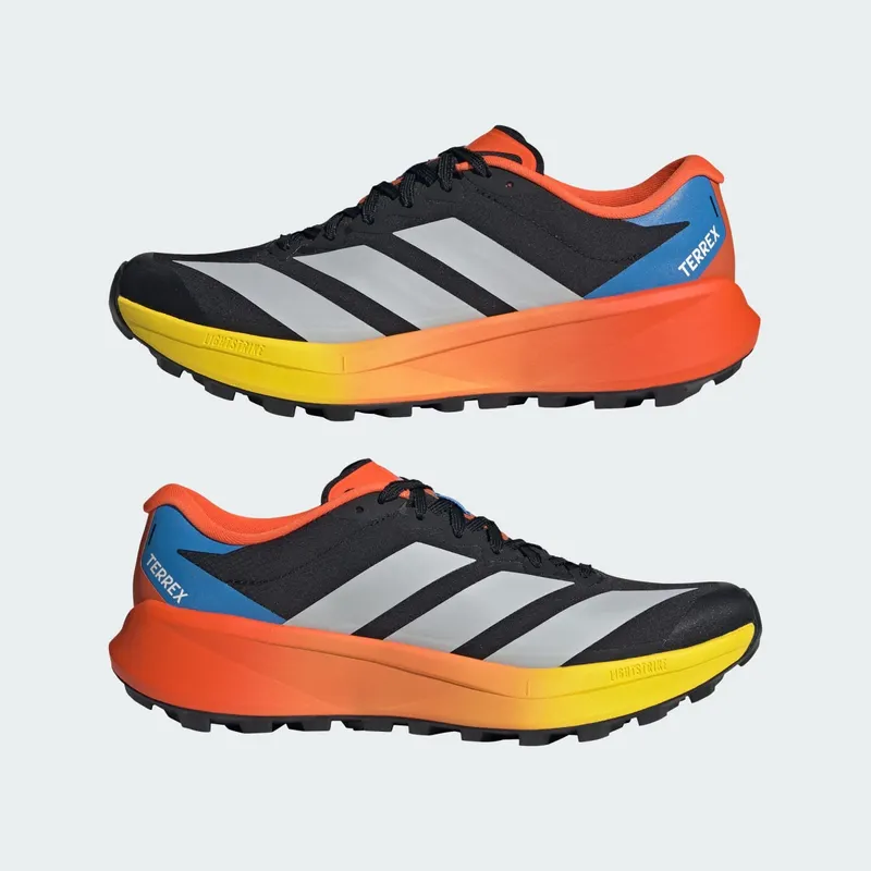 Adidas Terrex Agravic 4 Trailrunningschoenen Core Black / Grey Two / Semi Impact Orange (KJ1291)
