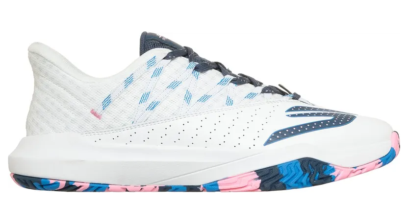 Skechers Relaxed Fit: Viper Court Rally Sneaker Wit/Roze/Blauw