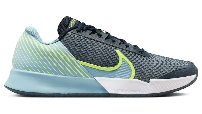 Nike Court Air Zoom Vapor Pro 2 HC Armory Navy Volt Denim Turquoise (DR6191-400)