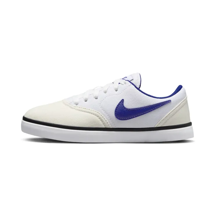 Nike SB Check Canvas White Summit White Black Deep Royal Blue (905373-102)