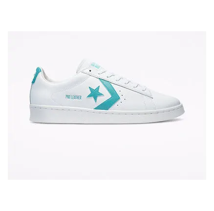Converse Pro Leather OX White / Harbor Teal / White (170755C)