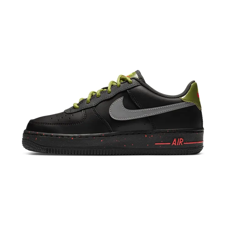 Nike Air Force 1 Low “Black / Dark Smoke Grey / Asparagus / Metallic Silver” (DC2095-001)