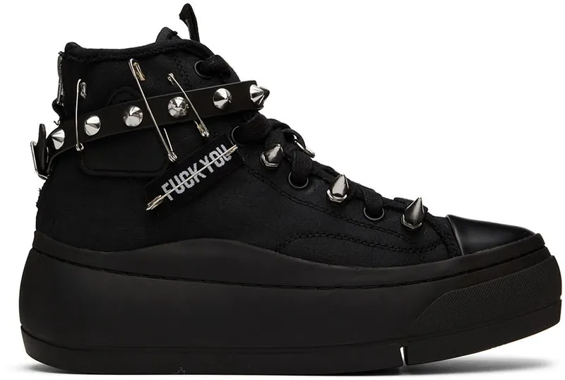 R13 Black Pyramid Studded Kurt (R13S5034-001)