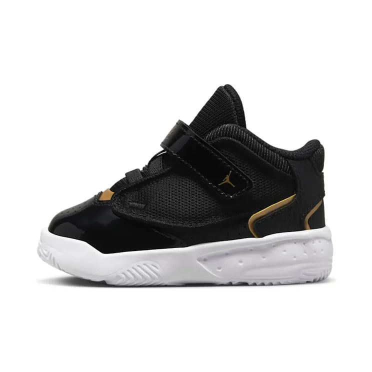 Jordan Max Aura 4 “Black / White / Metallic Gold” (DQ8402-007)