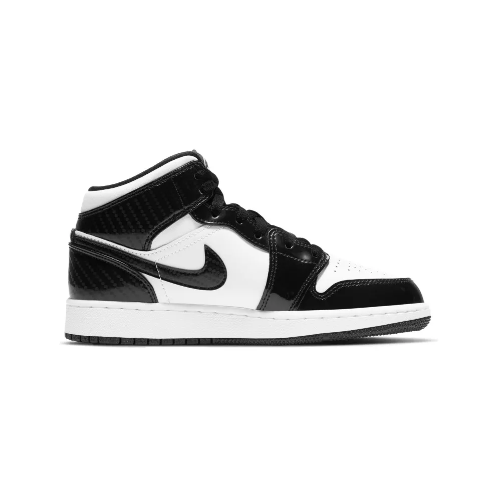 Jordan 1 Mid SE All-Star (2021) (GS) Black/White-Black (DD2192-001)