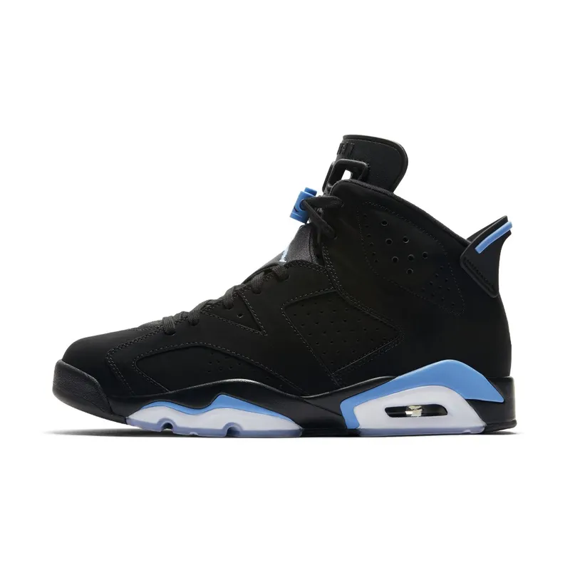 Jordan 6 Retro UNC Black/University Blue (384664-006)