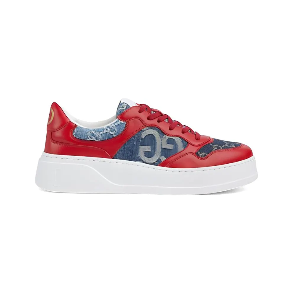 Gucci GG Sneaker Red Blue Denim (739285 AABYX 6441)