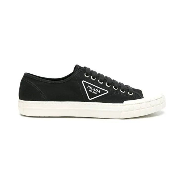 Prada Wheel Cassetta Low Black White