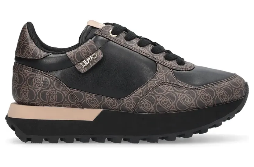 Liu·jo sneaker Spreading/Monogram S Brown/Black (BF5057EX317S18A0)