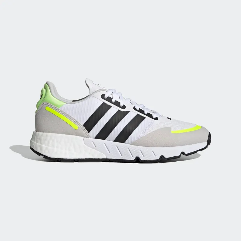 adidas ZX 1K Boost Cloud White / Core Black / Solar Yellow (H69037)