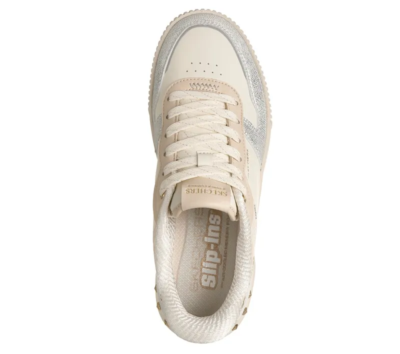 Skechers Slip-ins: Jade – Studded Glow Sneaker Off-White