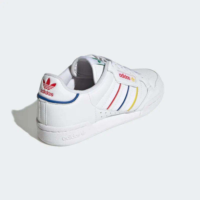 Adidas Continental 80 Stripes Cloud White / Yellow / Blue (GX9739)