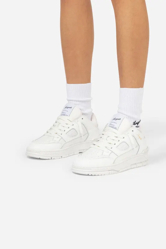 Axel Arigato Area Lo Sneaker “White,White” (F1651001)