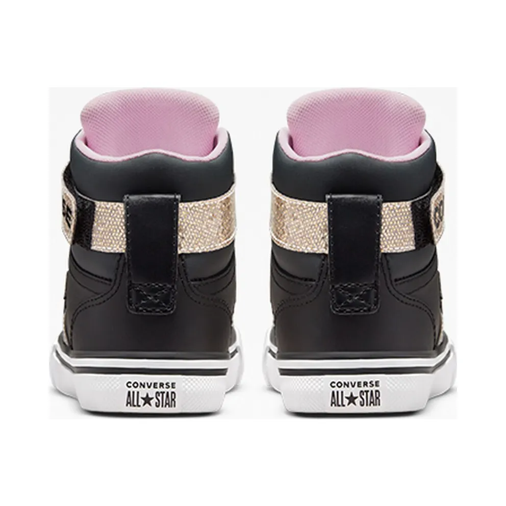 Converse Pro Blaze Strap Glitter Black/White/Gold (A01557C)